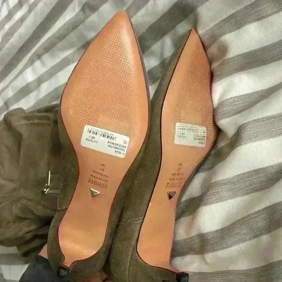 SCHUTZ New In Box & Duster Bag included Sz 6 OTK Suede boots - Picture 8 of 12